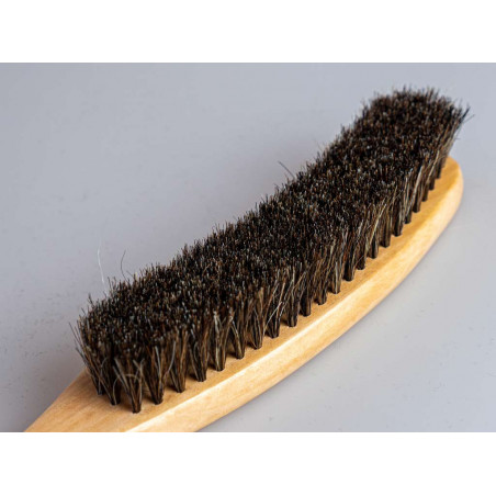 Cepillo de cerdas naturales para limpieza de sombreros de fieltro - Madera Lotus y Pelo de Crin de Caballo