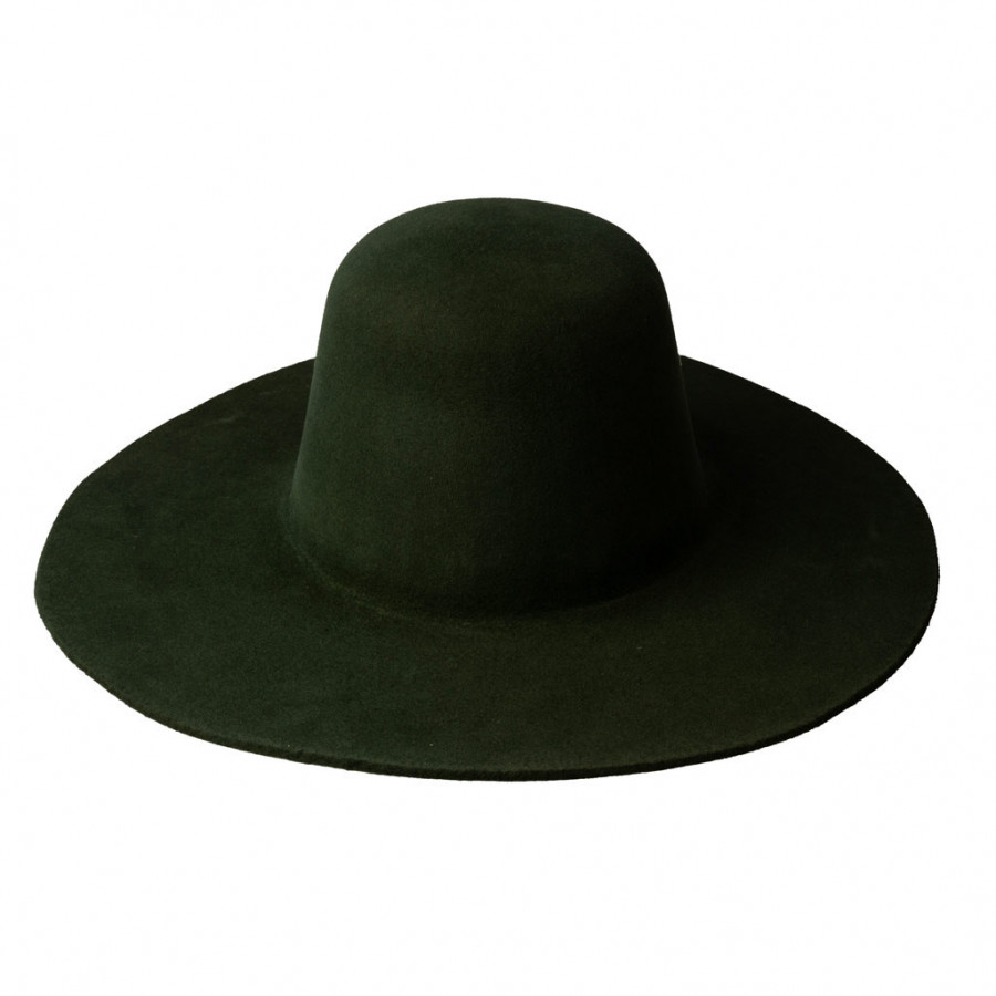Capelina Pelo de Conejo Premium 160g Verde Bosque – 100% Rabbit Fur para Sombreros