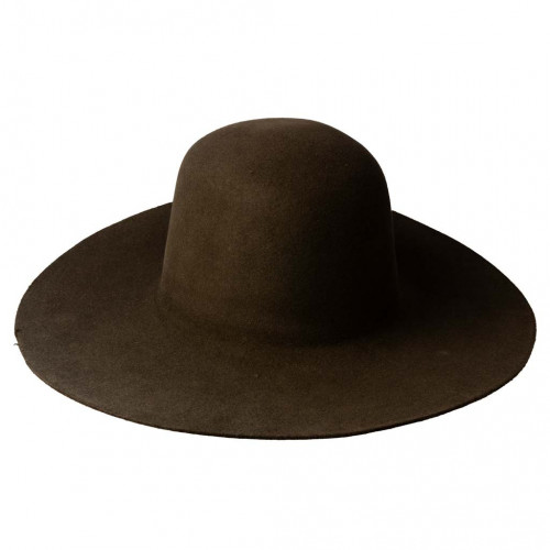 160g Rabbit Fur Hat Body – Dark Brown Premium Base for Professional Hatmaking