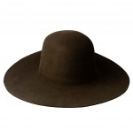 160g Rabbit Fur Hat Body – Dark Brown Premium Base for Professional Hatmaking