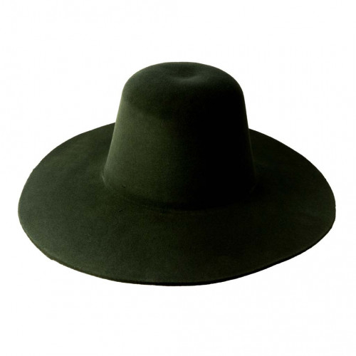 Capelina Pelo de Conejo 180g Verde Army – 100% Rabbit Fur Premium