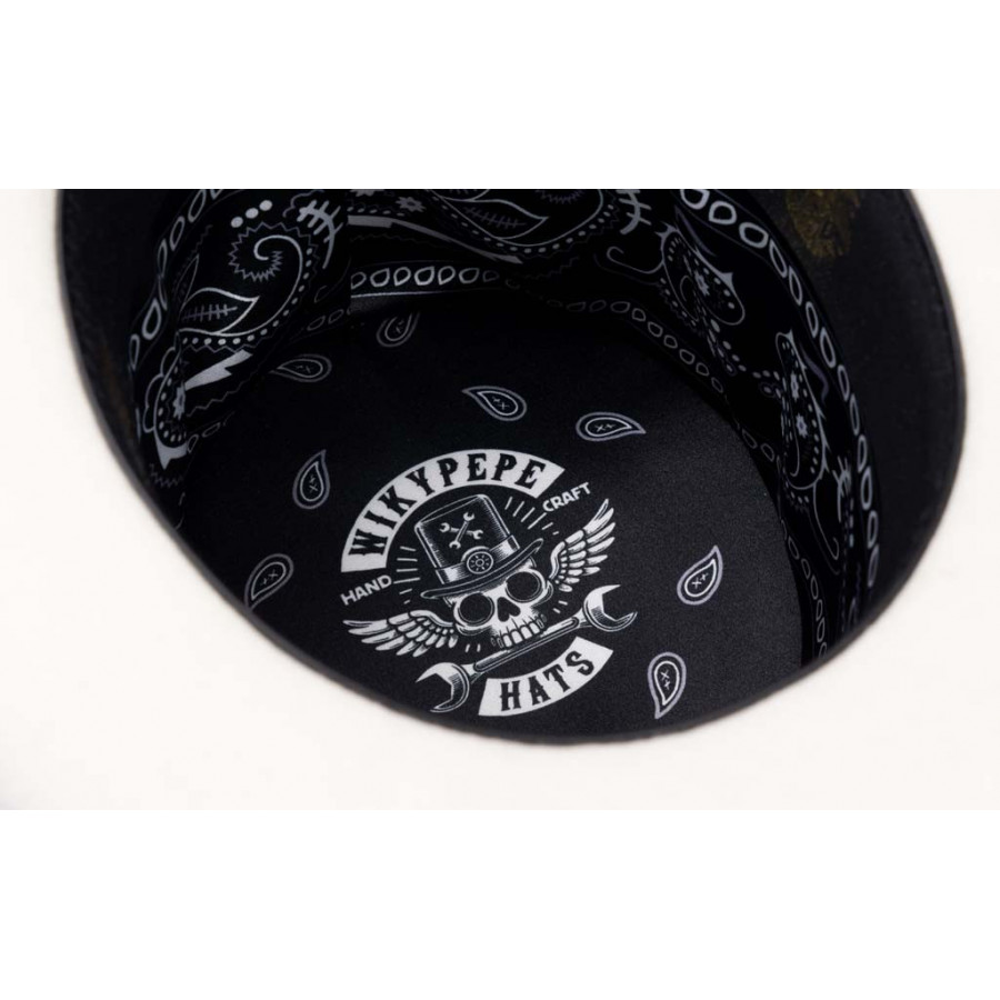 Chistera Blanca en Lana Merina – WikyPepe Hats