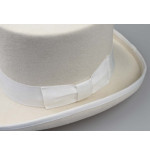 White Merino Wool Top Hat – WikyPepe Hats