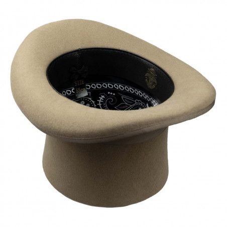 Chistera Marrón Tan Hecha a Mano – WikyPepe Hats | Lana Merina 220 g