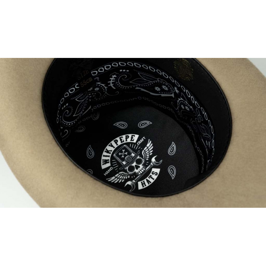Chistera Marrón Tan Hecha a Mano – WikyPepe Hats | Lana Merina 220 g